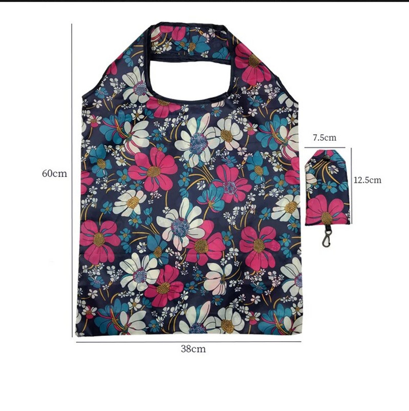 Mados spausdinimas Sulankstomas ekologiškas pirkinių krepšys, sulankstomas maišelis, rankinės, patogios didelės talpos kelionei bakalėjos krepšys