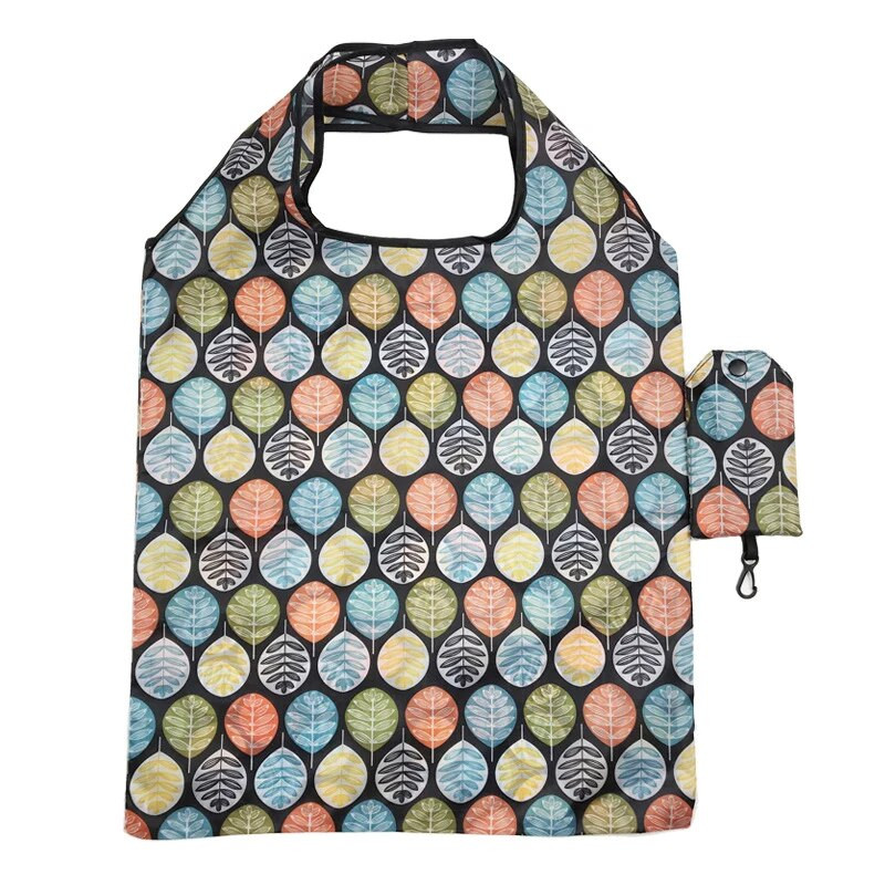 Mados spausdinimas Sulankstomas ekologiškas pirkinių krepšys, sulankstomas maišelis, rankinės, patogios didelės talpos kelionei bakalėjos krepšys