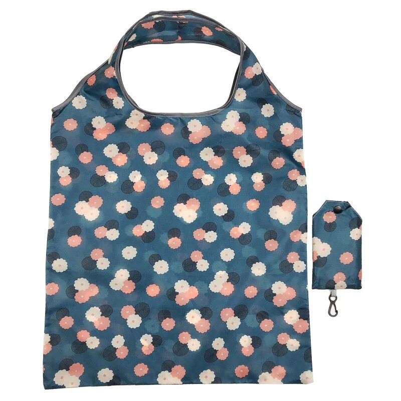 Mados spausdinimas Sulankstomas ekologiškas pirkinių krepšys, sulankstomas maišelis, rankinės, patogios didelės talpos kelionei bakalėjos krepšys