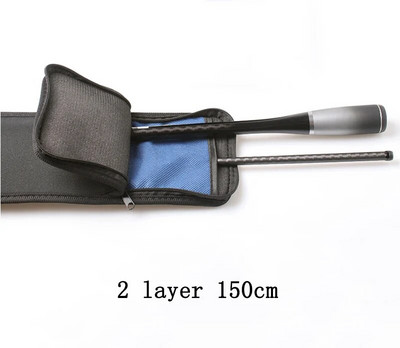 110/130/150/170 cm viena/divslāņu makšķeres makšķeres futrālis, salokāms maiss, glabāšanas maiss, vērpšanas/izmešanas makšķeres vāciņš B556