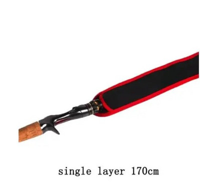 110/130/150/170 cm viena/divslāņu makšķeres makšķeres futrālis, salokāms maiss, glabāšanas maiss, vērpšanas/izmešanas makšķeres vāciņš B556