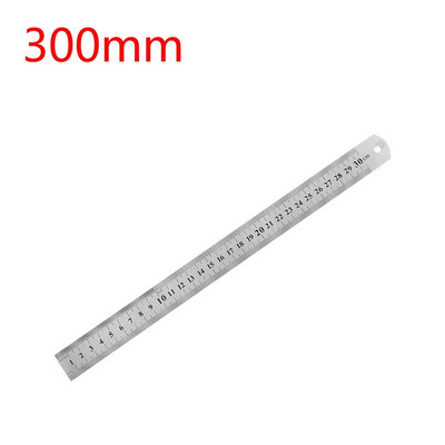 1 τεμ. Straightedge Μεταλλική Ζυγαριά Ανοξείδωτη Ίσια Χάρακας Διπλή Πλευρική Ζυγαριά Μεταλλικός Χάρακας Μέτρηση Χαρτικά Εργαλεία Σχεδίασης