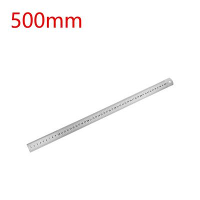 1 τεμ. Straightedge Μεταλλική Ζυγαριά Ανοξείδωτη Ίσια Χάρακας Διπλή Πλευρική Ζυγαριά Μεταλλικός Χάρακας Μέτρηση Χαρτικά Εργαλεία Σχεδίασης