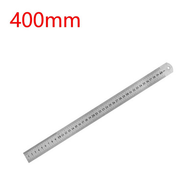 1 τεμ. Straightedge Μεταλλική Ζυγαριά Ανοξείδωτη Ίσια Χάρακας Διπλή Πλευρική Ζυγαριά Μεταλλικός Χάρακας Μέτρηση Χαρτικά Εργαλεία Σχεδίασης