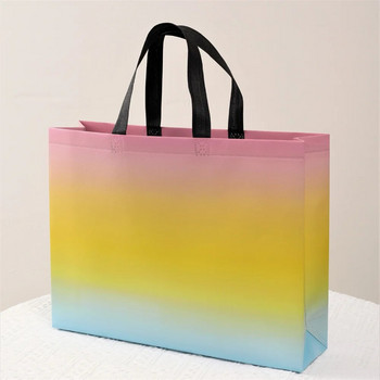 Сгъваема лазерна чанта за многократна употреба Eco Tote Бизнес чанта за дрехи Водоустойчива чанта от нетъкан текстил Дамска чанта за съхранение при пътуване