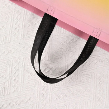 Сгъваема лазерна чанта за многократна употреба Eco Tote Бизнес чанта за дрехи Водоустойчива чанта от нетъкан текстил Дамска чанта за съхранение при пътуване