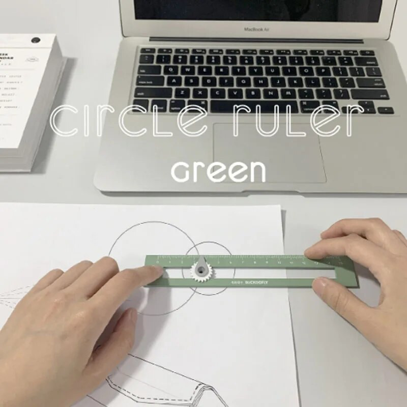 1Pc divi vienā kompasi Krāsu daudzfunkcionāls zīmēšanas apļa rīks DIY ģeometriskā kompasa lineāls biroja skolas mājas lapai