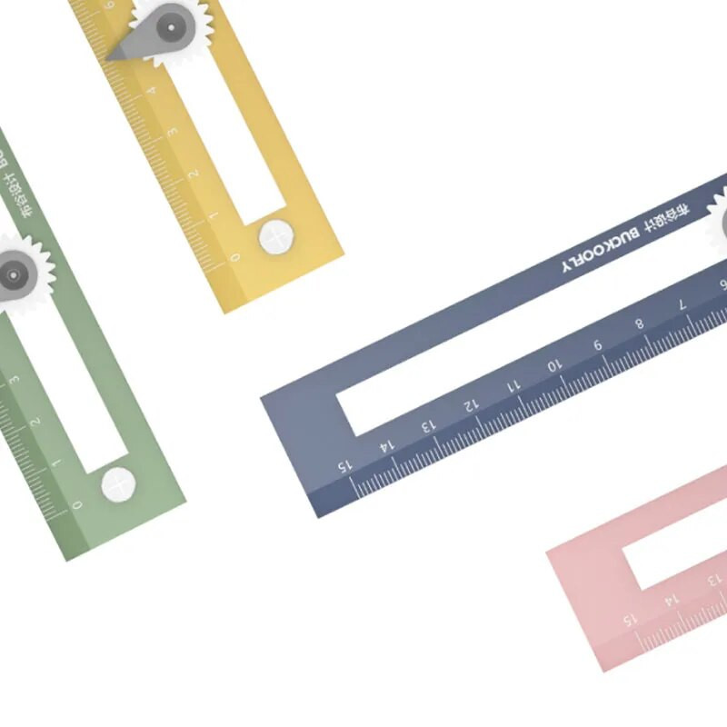 1Pc divi vienā kompasi Krāsu daudzfunkcionāls zīmēšanas apļa rīks DIY ģeometriskā kompasa lineāls biroja skolas mājas lapai