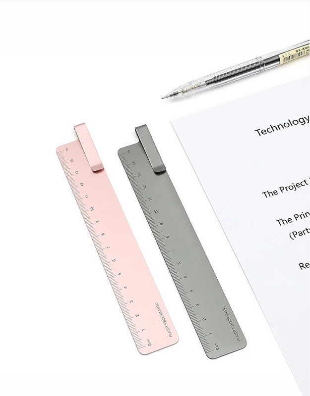 Youpin Kaco Σελιδοδείκτης Χάρακας Μεταλλικός Χάρακας Ζωγραφική Χαρτογραφία Χάρακας Μαθητής Εκμάθηση Σχολή Γραφείου Προμήθειες Γραφείου