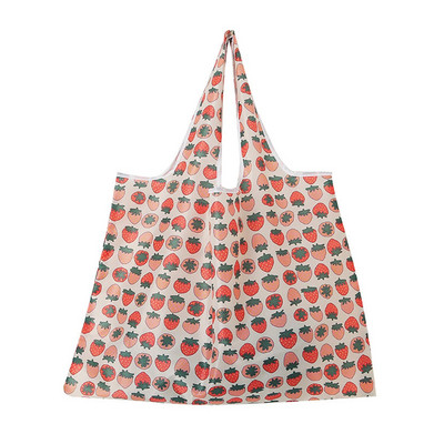 Iepirkumu maisiņš atkārtoti lietojams salokāms tote 46 * 40 * 26 cm jauks pārtikas maisiņš ar maisiņu, liela ietilpība, plīsumiem izturīgs, mazgājams veļas mašīnā