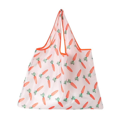 Iepirkumu maisiņš atkārtoti lietojams salokāms tote 46 * 40 * 26 cm jauks pārtikas maisiņš ar maisiņu, liela ietilpība, plīsumiem izturīgs, mazgājams veļas mašīnā