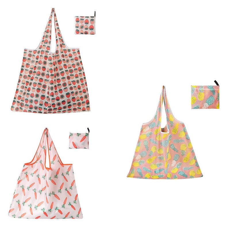 Iepirkumu maisiņš atkārtoti lietojams salokāms tote 46 * 40 * 26 cm jauks pārtikas maisiņš ar maisiņu, liela ietilpība, plīsumiem izturīgs, mazgājams veļas mašīnā