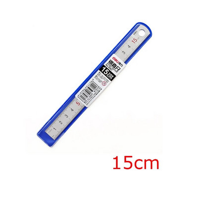 Deli tērauda metāla lineāls sudrabs 15/20/30 cm nerūsējošā tērauda taisni lineāli funkcionāls kartēšanas rīks skolas biroja zīmēšanas piederumi