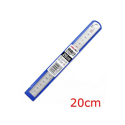 Deli tērauda metāla lineāls sudrabs 15/20/30 cm nerūsējošā tērauda taisni lineāli funkcionāls kartēšanas rīks skolas biroja zīmēšanas piederumi