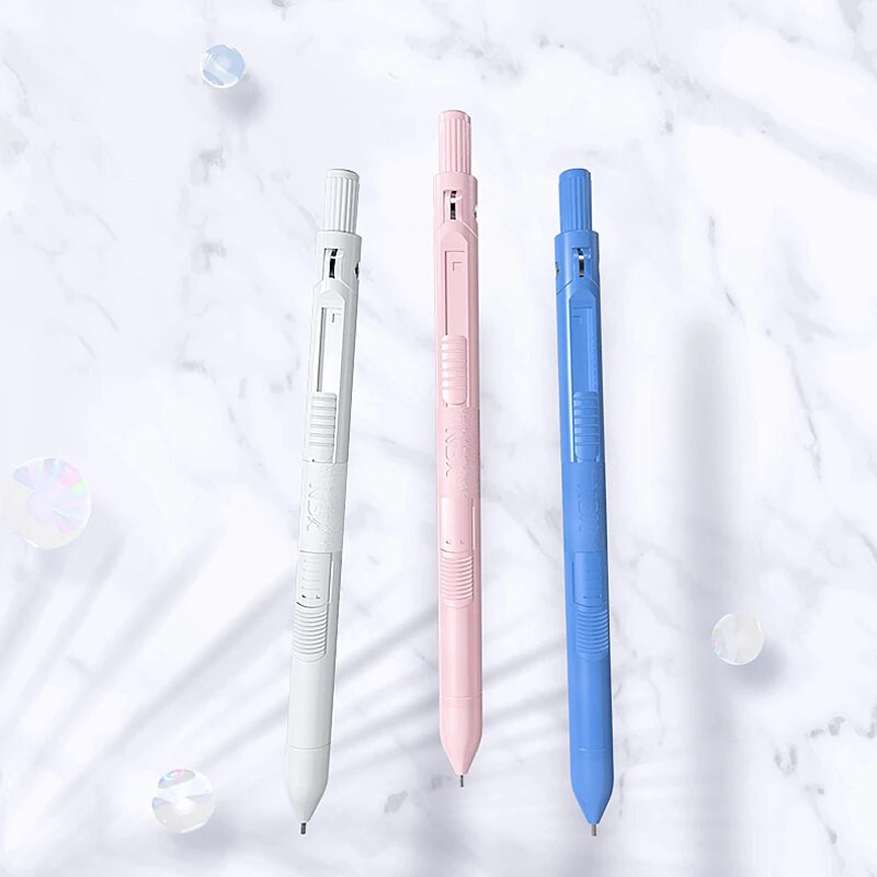 Koolitarvete kompassi kirjatarvete komplekt Lameda disainiga täppismehaaniline pliiats Kaks-ühes 0,7 mm pliiats, multifunktsionaalne