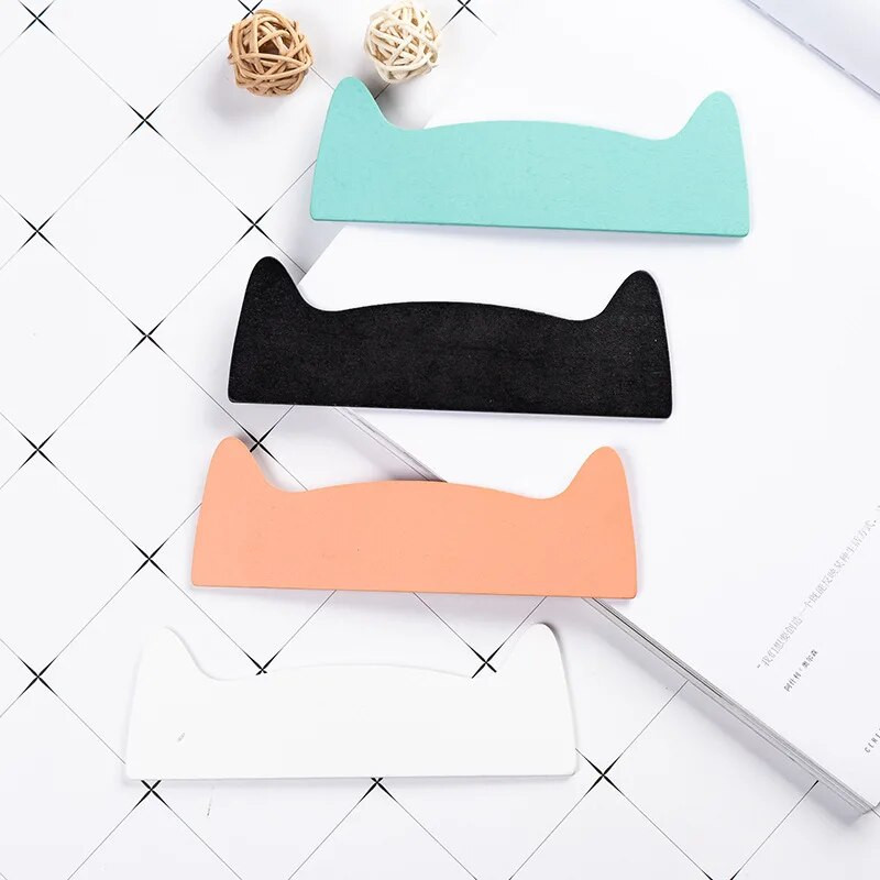 15 cm jauks Kawaii kaķa taisns lineāls, koka instrumenti, karikatūra šūšana, rasējums birojam, skolas kancelejas piederumi