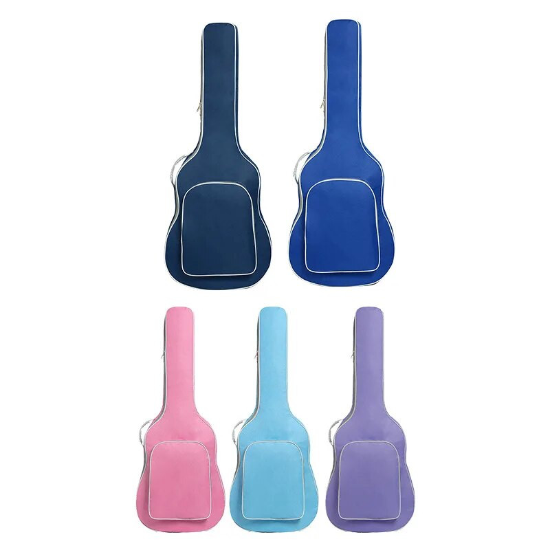 Φορητή ακουστική κιθάρα 40/41 ιντσών από ύφασμα Oxford Πολύχρωμη μαλακή θήκη κιθάρας με διπλή επένδυση Gig Bags Αδιάβροχο σακίδιο πλάτης