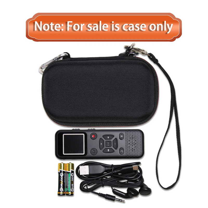 LTGEM futrālis 72 GB digitālajam balss aktivizētajam ierakstītājam, portatīvajam magnetofonam, atskaņošanai audio ierakstīšanas ierīcei, pārnēsājamai atmiņas kastei