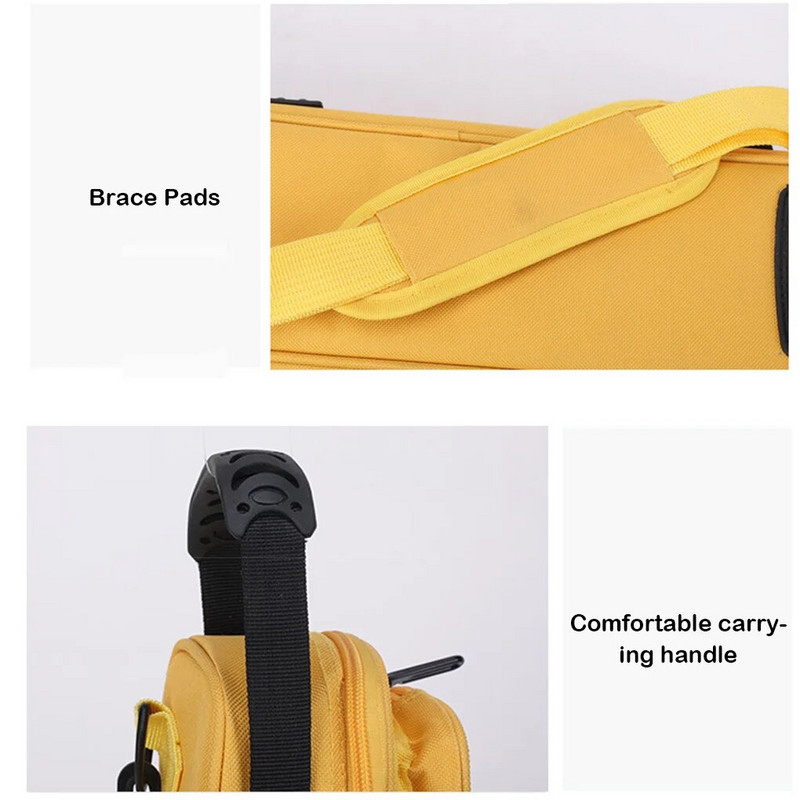 Μεγάλη χωρητικότητα 16 17 οπή τσάντα αποθήκευσης φλάουτου Ταξιδεύοντας αδιάβροχη θήκη μεταφοράς Αξεσουάρ μουσικού οργάνου