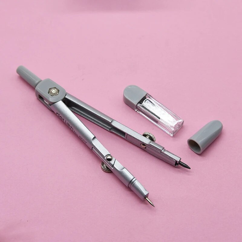 Kompass Krāsa Skolēna kompasa zīmēšanas instruments Metāla zīmēšanas rīks Kompass apļa zīmēšanas rīks Kompasa zīmēšanas rīki