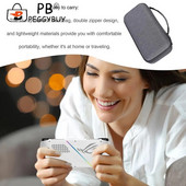 EVA pārnēsāšanas futrālis, ūdensnecaurlaidīgs ceļojumu uzglabāšanas rokassomas, pret kritienu, triecienizturīgs nomaiņa ar kronšteina statīva paliktni ASUS Rog Ally