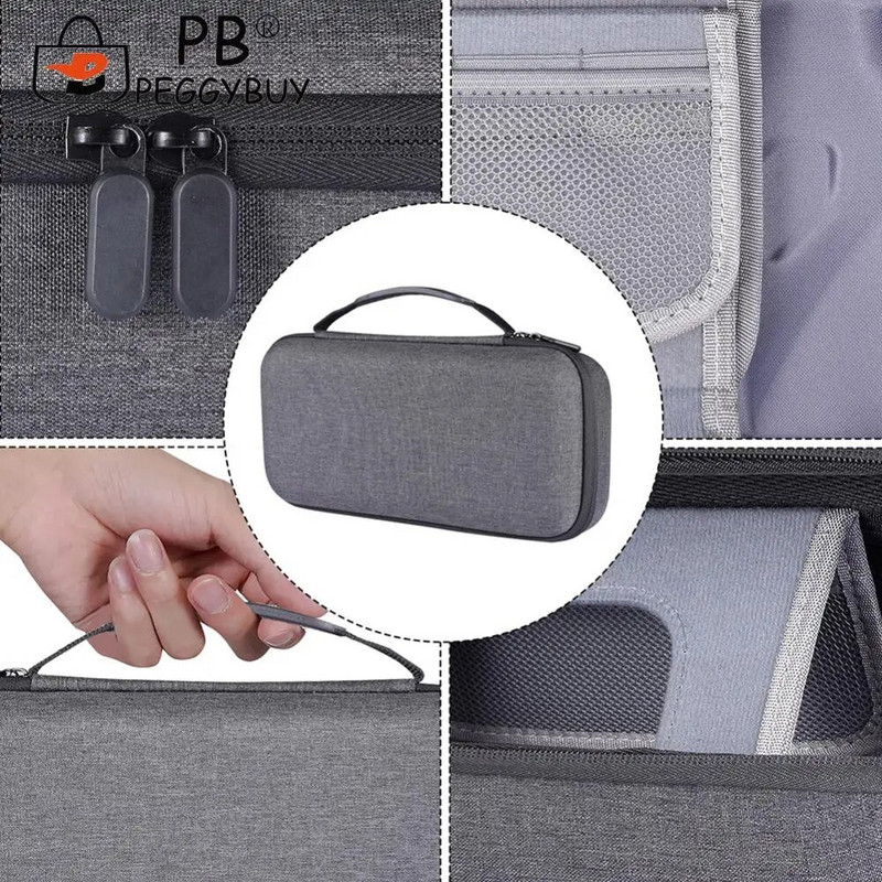 EVA pārnēsāšanas futrālis, ūdensnecaurlaidīgs ceļojumu uzglabāšanas rokassomas, pret kritienu, triecienizturīgs nomaiņa ar kronšteina statīva paliktni ASUS Rog Ally