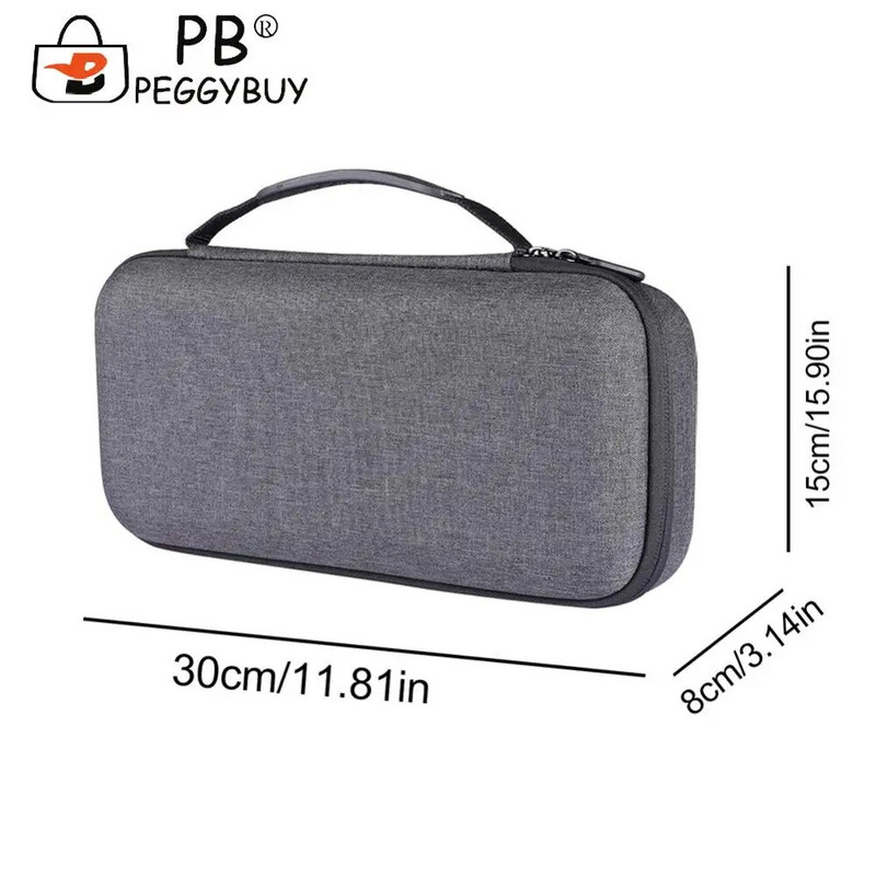 EVA pārnēsāšanas futrālis, ūdensnecaurlaidīgs ceļojumu uzglabāšanas rokassomas, pret kritienu, triecienizturīgs nomaiņa ar kronšteina statīva paliktni ASUS Rog Ally