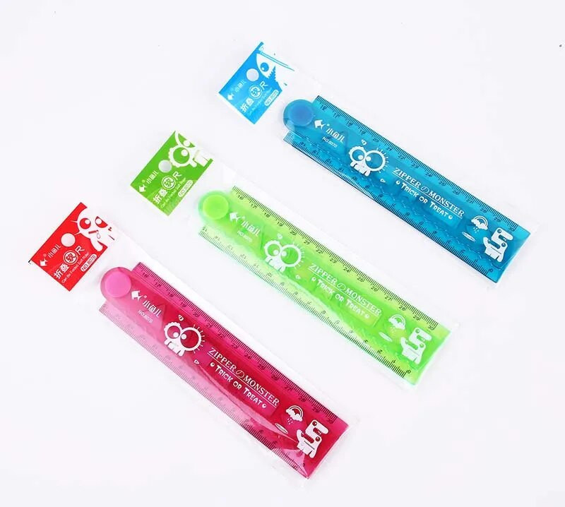 30 cm multifunktsionaalne kokkupandav joonlaud DIY joonistamine pehmed joonlauad lastele õpilastele Kontoritarbed Koolitarbed Armas joonlaud Kawaii kirjatarbed