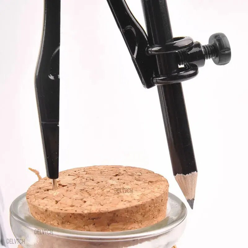 Σετ 3 τμχ Ρυθμιζόμενες μεταλλικές πυξίδες με ξύστρα μολυβιών Αντικατάσταση στυλό για εξετάσεις μαθητών γραφείου Σχολή μαθητών Σχέδιο Σχέδιο τέχνης