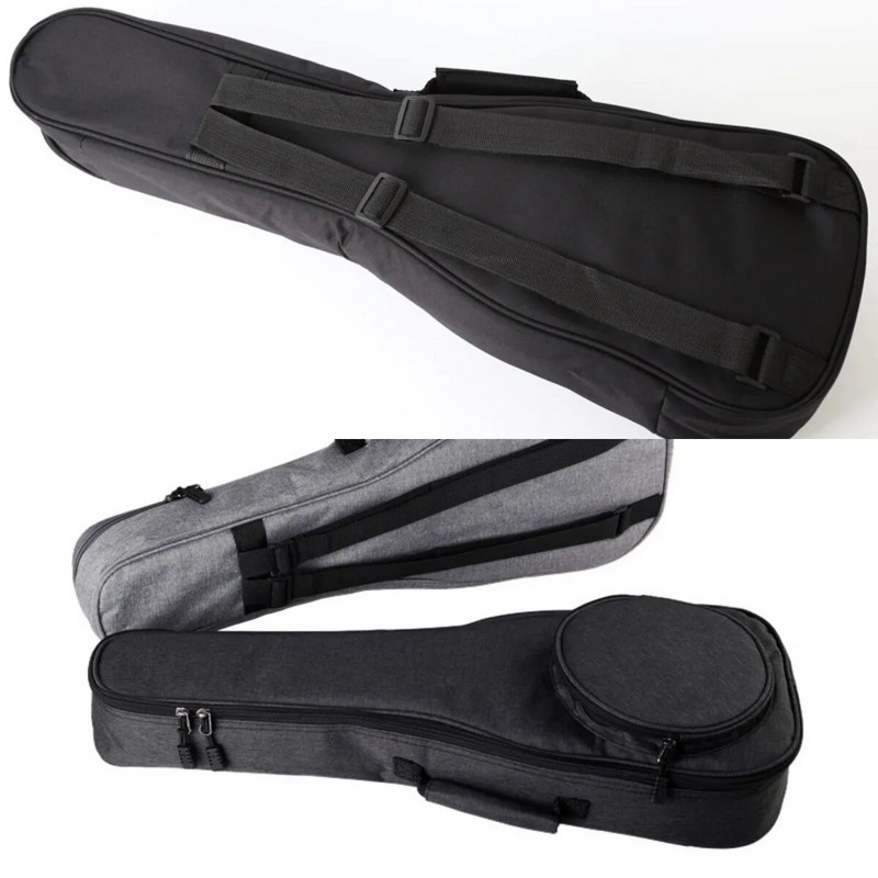 Jauna kokvilnas 23 collu Ukulele soma, mīksts futrālis Gig ūdensizturīgs Oksfordas auduma Ukelele Hawaii četrstīgu ģitāras mugursoma