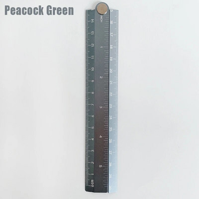 Creative Simple 4 värvi alumiiniumist 30 cm kokkupandavad metallist joonlauad kontorimõõtmine õpilastele joonistusriistad kooli kirjatarbed