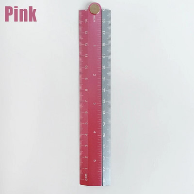 Creative Simple 4 värvi alumiiniumist 30 cm kokkupandavad metallist joonlauad kontorimõõtmine õpilastele joonistusriistad kooli kirjatarbed