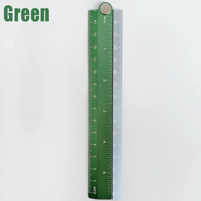 Creative Simple 4 värvi alumiiniumist 30 cm kokkupandavad metallist joonlauad kontorimõõtmine õpilastele joonistusriistad kooli kirjatarbed