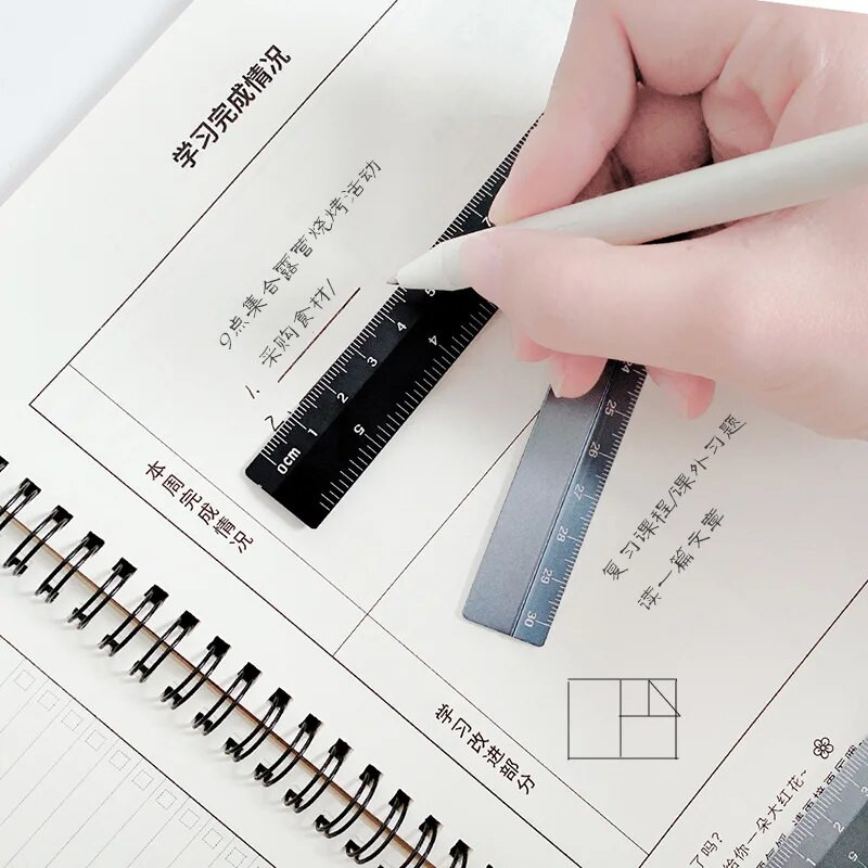 Creative Simple 4 värvi alumiiniumist 30 cm kokkupandavad metallist joonlauad kontorimõõtmine õpilastele joonistusriistad kooli kirjatarbed