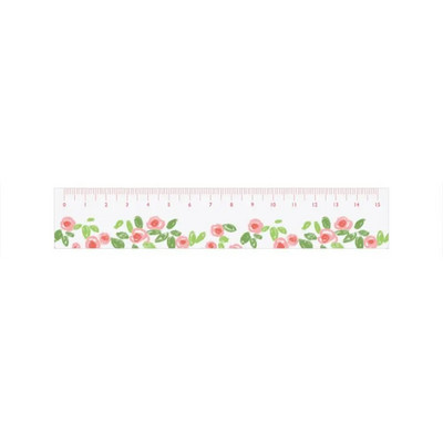 Riglă dreaptă multifuncțională de 15 cm, acrilic, transparent, pentru desen matematic, riglă de împărțire a lalelelor, articole de papetărie