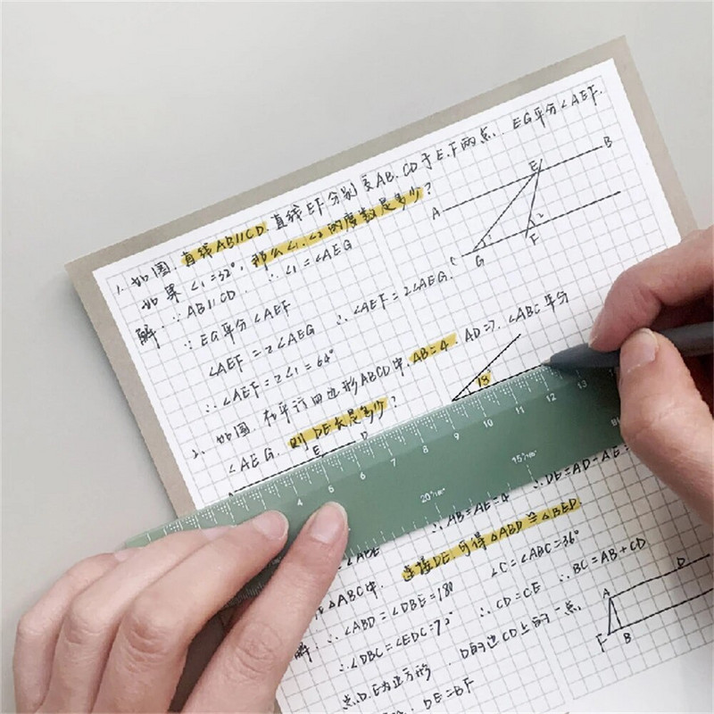 Δημιουργικός Χάρακας Πολυλειτουργικός Γωνιακός Χάρακας Απλό Φοιτητικό Γραφείο Σχέδιο Μέτρηση Χάρακας 15cm Graduated Χάρακας Εργαλεία Δώρο