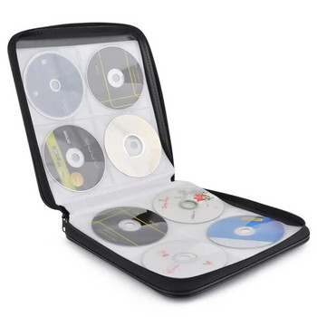Φορητό 160 δίσκο CD DVD Πορτοφόλι αποθήκευσης Organizer Θήκη Κουτιά Θήκη CD με σκληρή τσάντα Θήκες κουτιού άλμπουμ με φερμουάρ