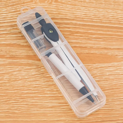 Su pieštukų papildymu Švino kompaso piešimo rinkinys Pieštuko priedas Didelio tikslumo matematikos geometrijos įrankiai Matematikos metalo mokymo priemonės