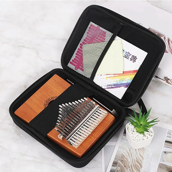 Калъф Kalimba Thumb Piano Box Чанта Водоустойчива Удароустойчива перкусия Клавиатура Музикални инструменти Част