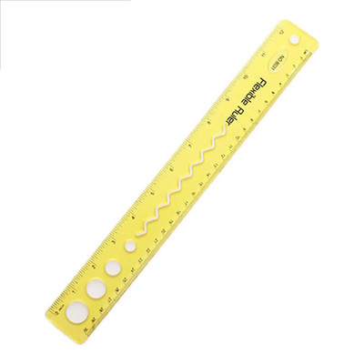 Rigle drepte de măsură flexibile Instrument excelent de studiu și instrument de măsurare potrivit pentru profesori Designer Family FL