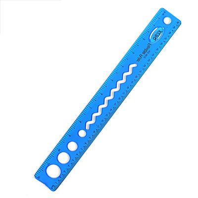 Rigle drepte de măsură flexibile Instrument excelent de studiu și instrument de măsurare potrivit pentru profesori Designer Family FL