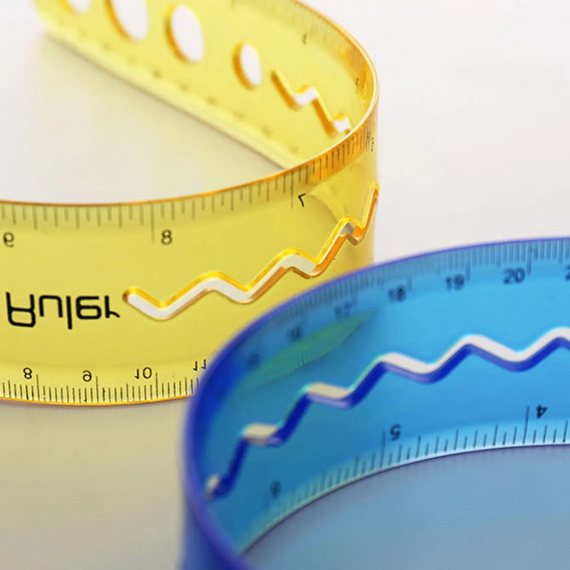 Ευέλικτοι ίσιοι χάρακες μέτρησης Εξαιρετικό εργαλείο μελέτης και εργαλείο μέτρησης Κατάλληλο για καθηγητές Οικογένεια σχεδιαστών FL