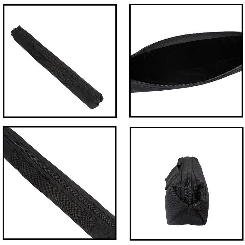 Melna pārnēsājama klarnetes mini saksofona soma rokassomiņa Oxford ūdensizturīgs audums mūzikas instrumentu uzglabāšanas aizsargsoma