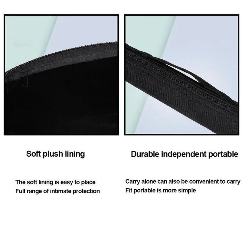 Melna pārnēsājama klarnetes mini saksofona soma rokassomiņa Oxford ūdensizturīgs audums mūzikas instrumentu uzglabāšanas aizsargsoma