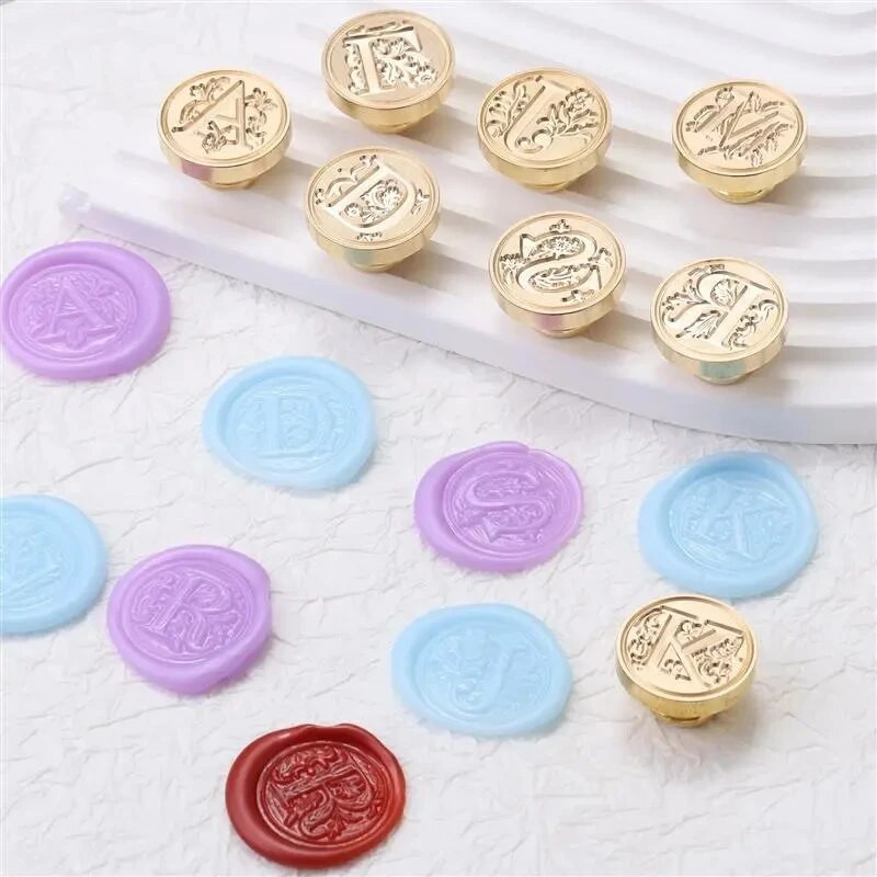 1 tk Vintage 26 kirjaga vaha pitseerimistemplid pea AZ esialgne pitsat templipostitus ümbrik Kingitused kaunistustööriistad õpilaste tarbed