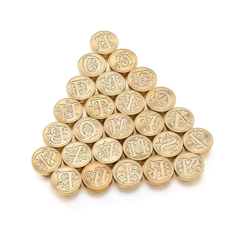 1 tk Vintage 26 kirjaga vaha pitseerimistemplid pea AZ esialgne pitsat templipostitus ümbrik Kingitused kaunistustööriistad õpilaste tarbed