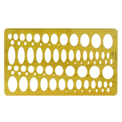 Geometrinio piešimo šablono piešimo trafareto matavimo įrankis Plastikinė liniuotė architektūros biuro studijų projektavimo pastatui