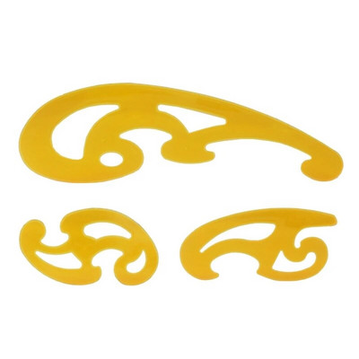 Geometrinio piešimo šablono piešimo trafareto matavimo įrankis Plastikinė liniuotė architektūros biuro studijų projektavimo pastatui