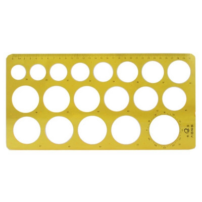 Geometrinio piešimo šablono piešimo trafareto matavimo įrankis Plastikinė liniuotė architektūros biuro studijų projektavimo pastatui