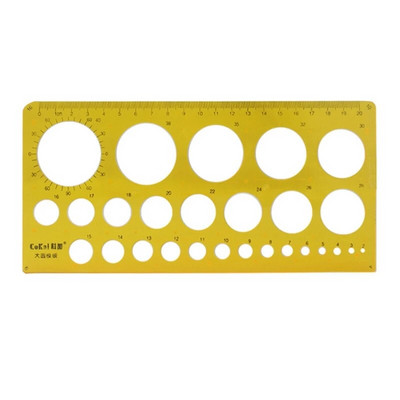 Geometrinio piešimo šablono piešimo trafareto matavimo įrankis Plastikinė liniuotė architektūros biuro studijų projektavimo pastatui